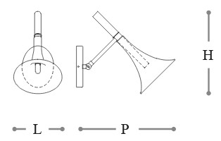 Wall Lamp-Baffo-Incanto-Italamp-suspension-Measurements